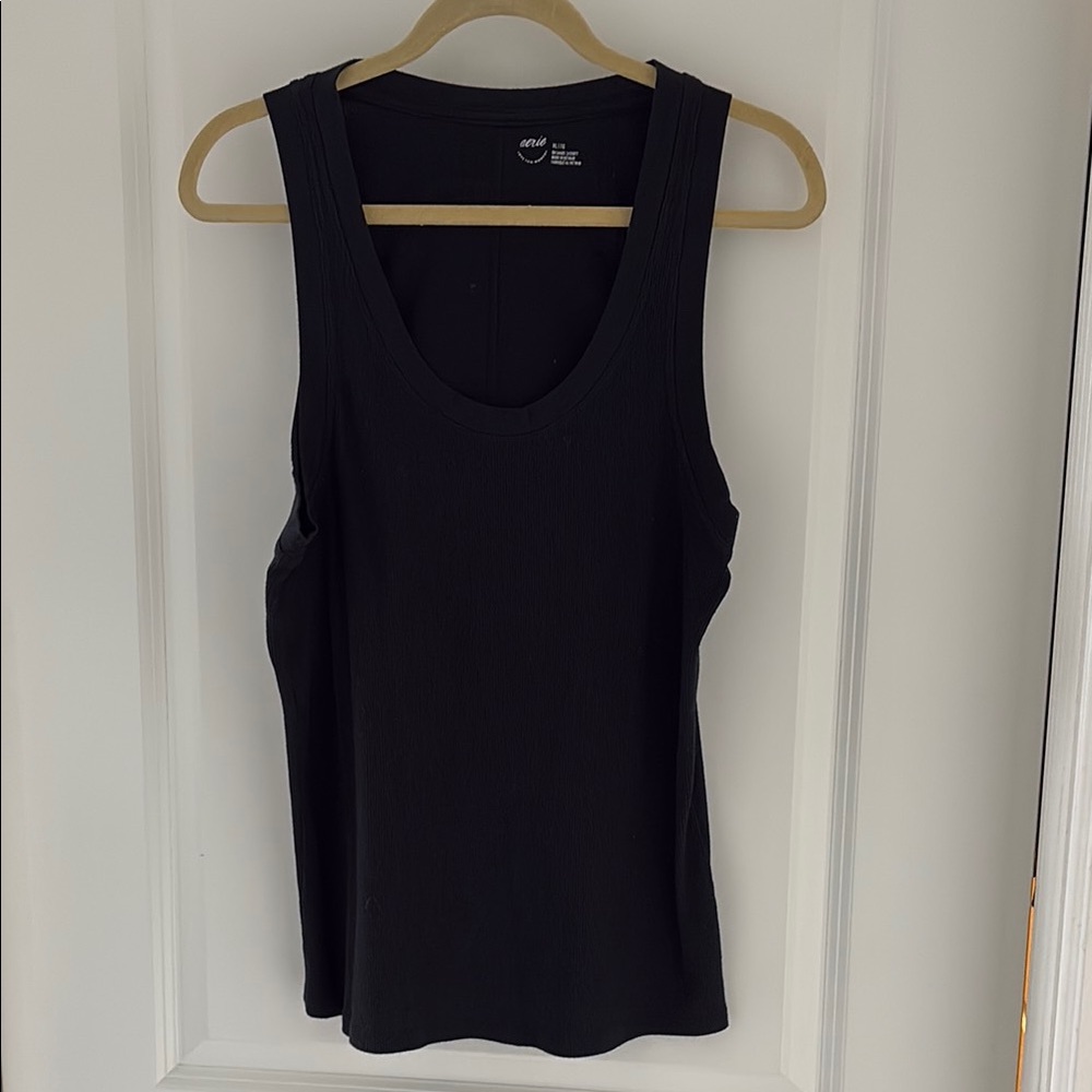 Aerie black tank top